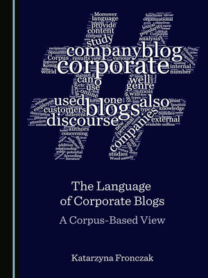 cover image of The Language of Corporate Blogs